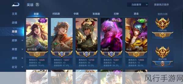 王者荣耀,深度解析各段位荣耀战力上限