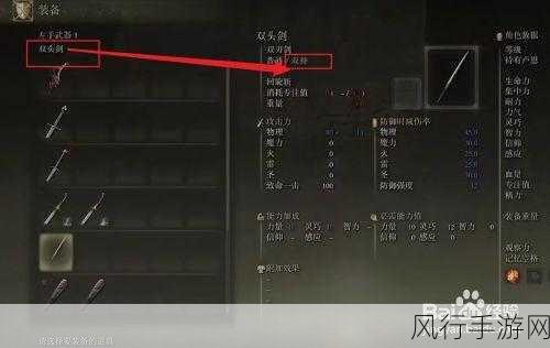 艾尔登法环双持武器,战斗效率与经济效益的深度剖析