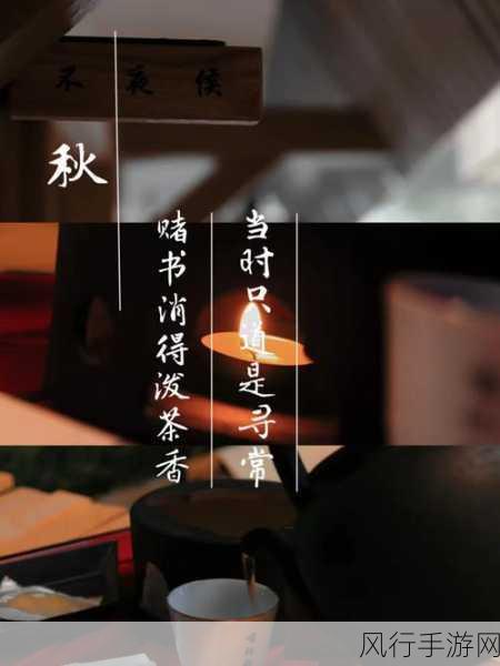 赌书消得泼茶香，探寻典故背后的深意