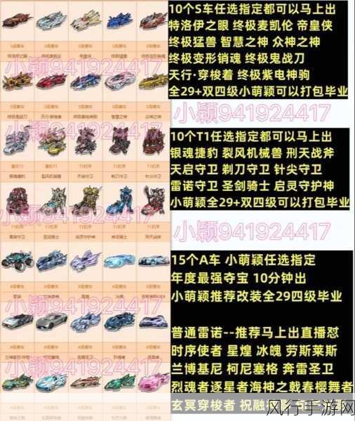 QQ飞车手游，解锁永久赛车的财富秘籍
