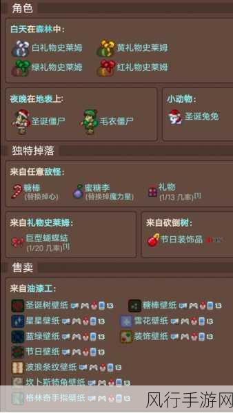 泰拉瑞亚圣诞礼物盒获取攻略，解锁节日惊喜的财富密码