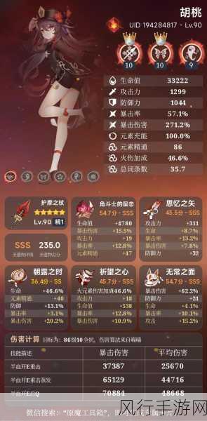 原神胡桃角色定位深度解析，主C、后台副C还是驻场输出？