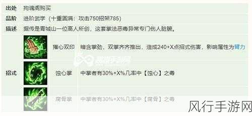 烟雨江湖五行功购买指南,解锁进阶内功的财富之路