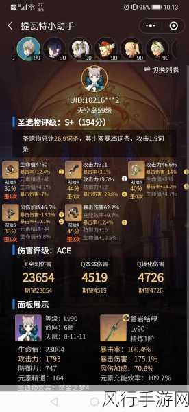 探秘原神，解锁圣遗物副属性的财富密码