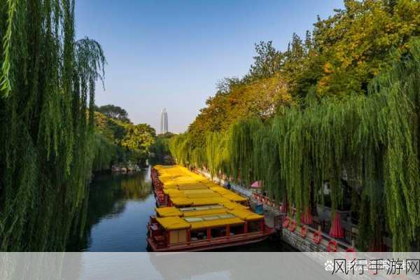 淑荣二次上船开到湖中间去：淑荣再度乘船，驶向湖心探寻未知的秘密与风景