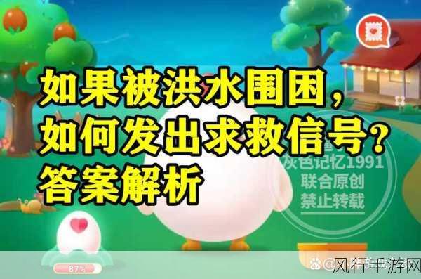 洪水围困中的求生指南，如何有效发出求救信号