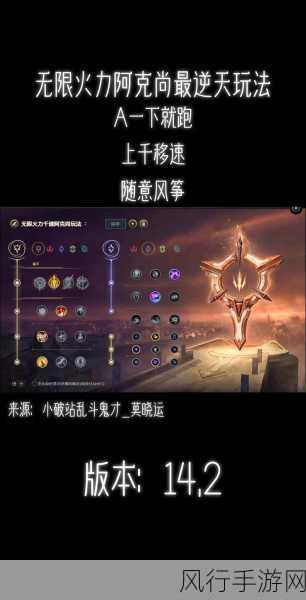 称霸 2024 LOL 无限火力，苍蝇流电三轮男枪出装天赋秘籍