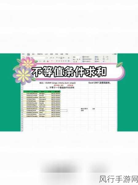 轻松掌握 Excel 中满足条件即等于固定值的设置技巧