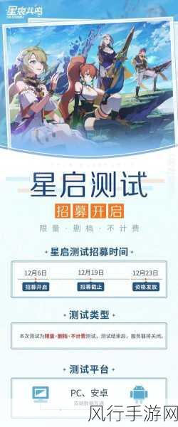 星痕共鸣首测盛大开启,资格获取与财经数据揭秘