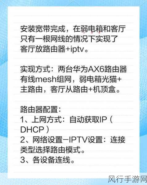 IPTV 功能路由器，开启智能网络新体验