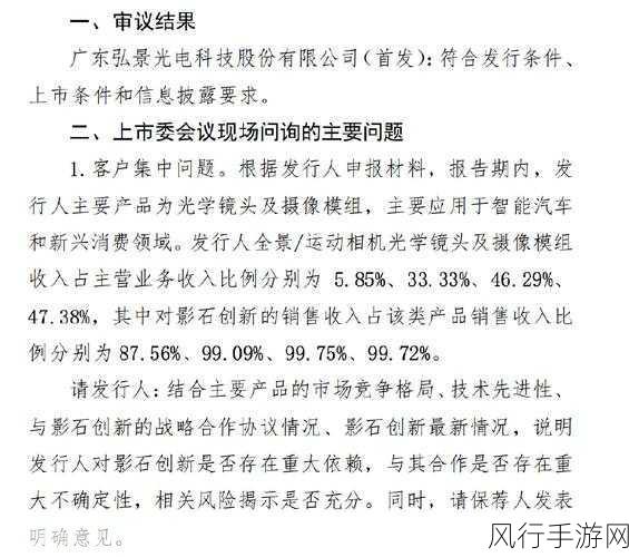 弘景光电IPO风波，项目违规开工 食堂主任成专利明星