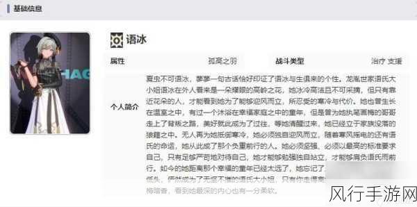 归龙潮角色经济效应深度剖析，灰色调英雄的独特魅力