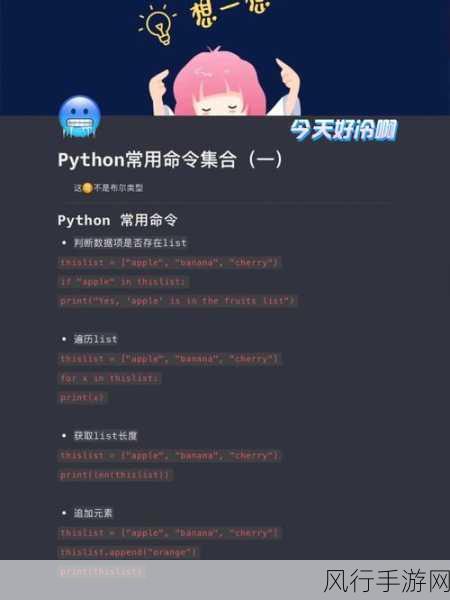 探索 Python 命令行窗口的常用命令