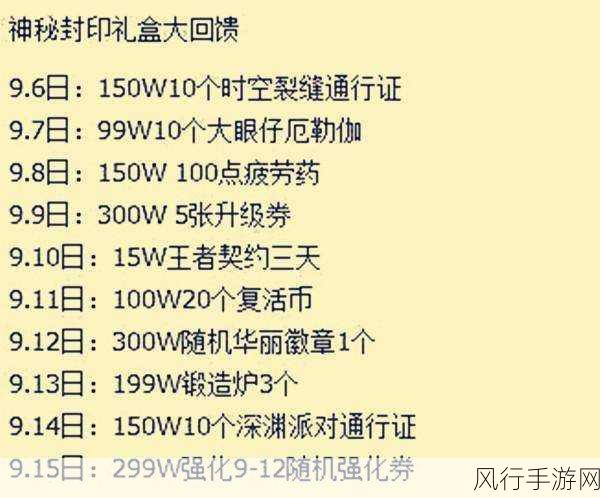 DNF神秘封印礼盒活动全攻略，解锁手游财经新机遇