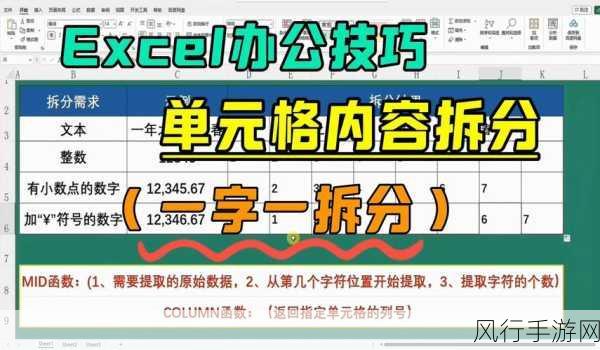 掌握 Excel 拆分单元格数据的高效技巧