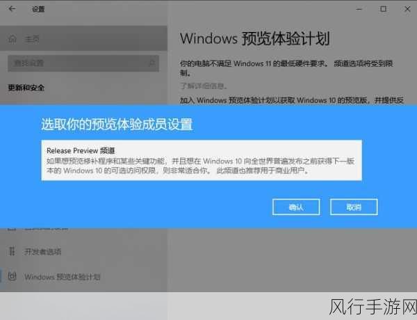 轻松解决 Win11 预览更新失败的困扰