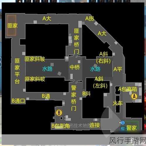 CF手游武器大乱斗策略解析，沙漠灰地图武器与点位精选