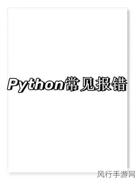 Python 异常处理中的常见错误类型全解析